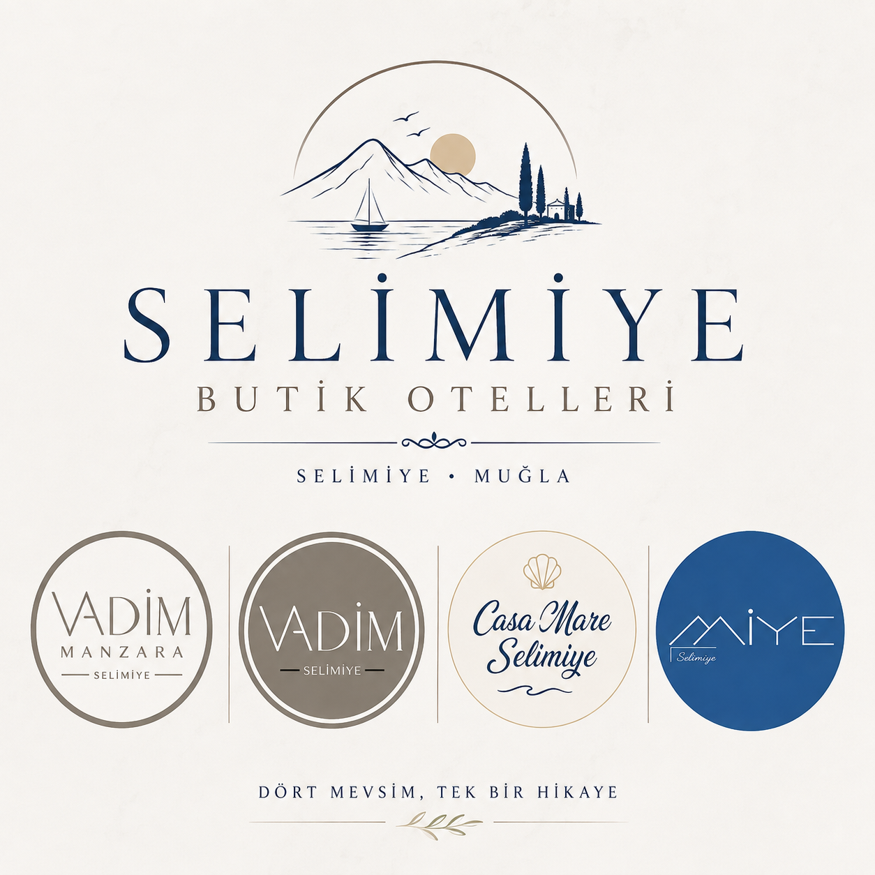 Selimiye Butik Otelleri — Casa Mare, Miye, Vadim Manzara ve Vadim Selimiye